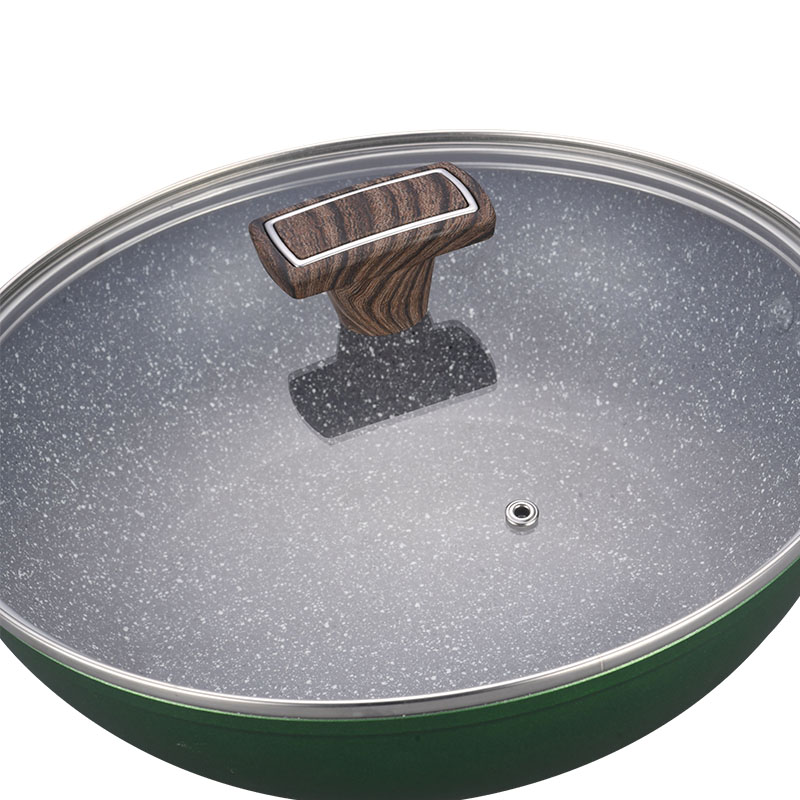 الحجر الرمادي الداكن غير العصي أواني الطهي مزورة