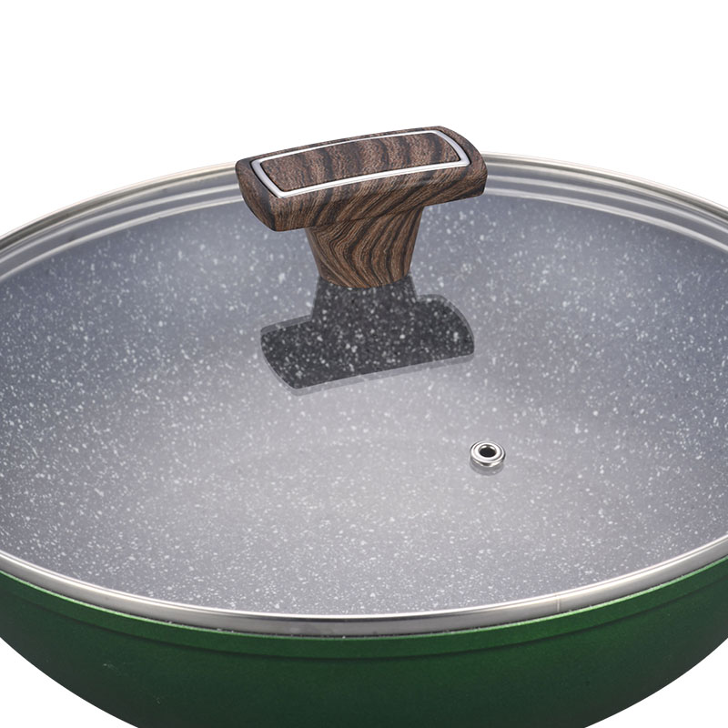 الحجر الرمادي الداكن غير العصي أواني الطهي مزورة