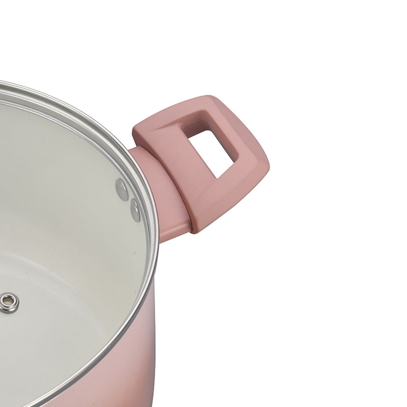 مجموعة من الأواني الخزفية متعددة الوظائف الوردي