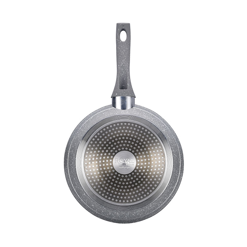 أدوات طبخ مقلاة غير عصا مع نقاط بيضاء