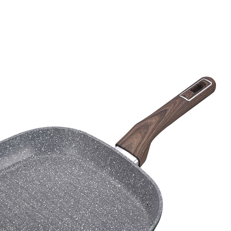 الحجر الرمادي الداكن غير العصي أواني الطهي مزورة