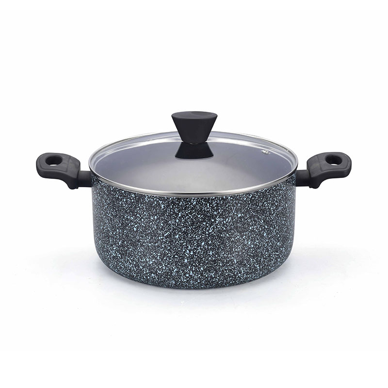 أواني طبخ أسود غير عصيدة مضغوطة