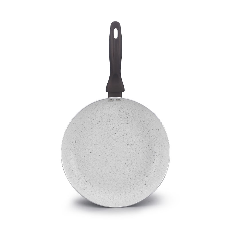 Gray Home Pan غير عصا مضغوطة مع غطاء