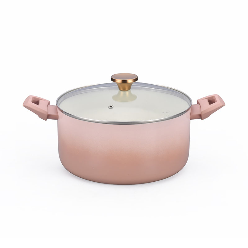 مجموعة من الأواني الخزفية متعددة الوظائف الوردي