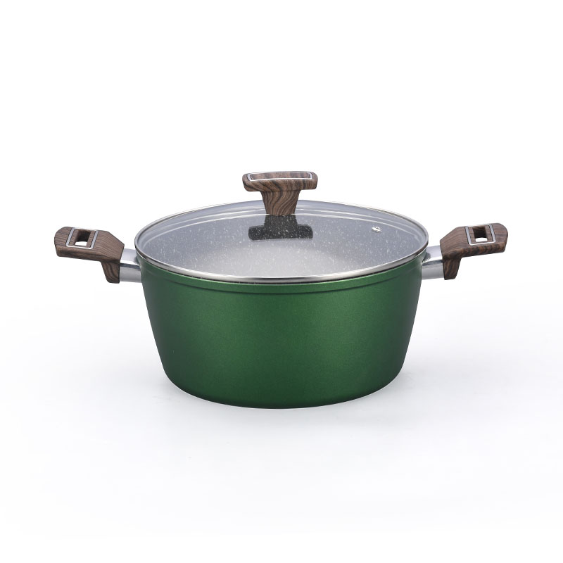 الحجر الرمادي الداكن غير العصي أواني الطهي مزورة