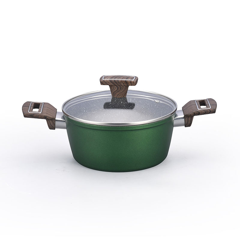 الحجر الرمادي الداكن غير العصي أواني الطهي مزورة