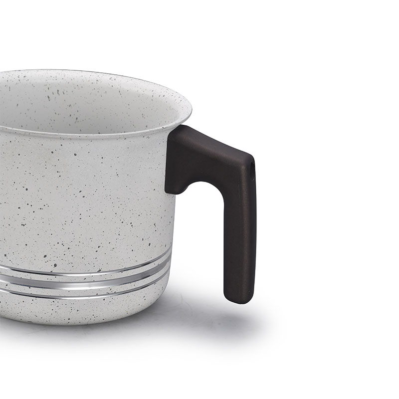 Gray Home Pan غير عصا مضغوطة مع غطاء