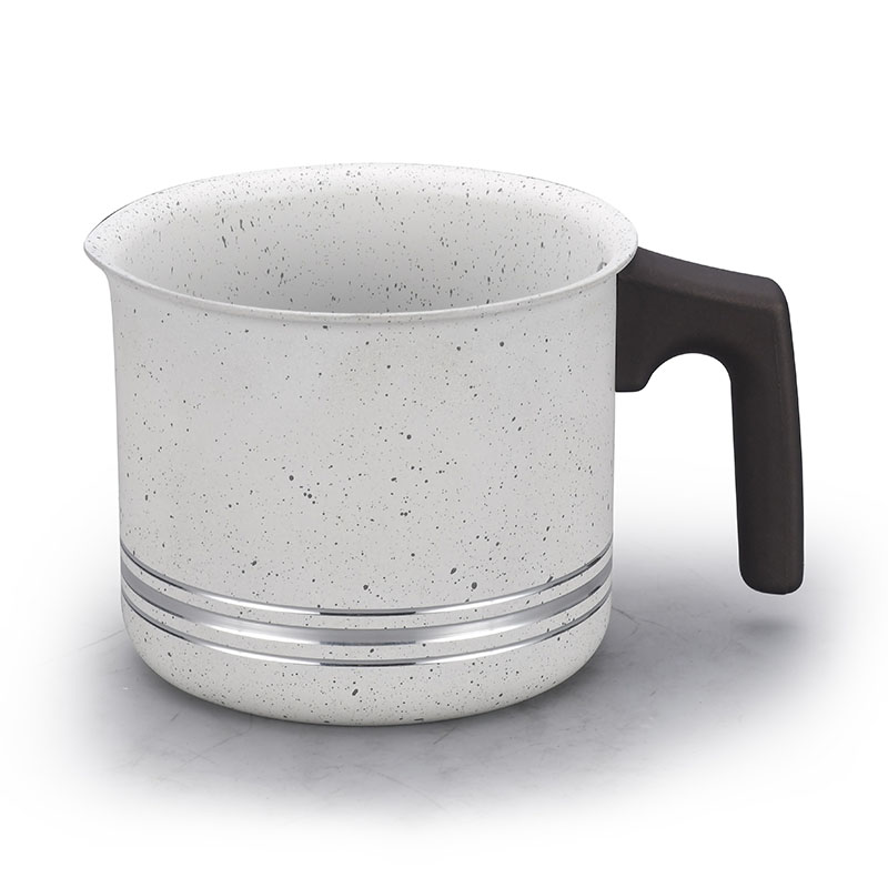 Gray Home Pan غير عصا مضغوطة مع غطاء