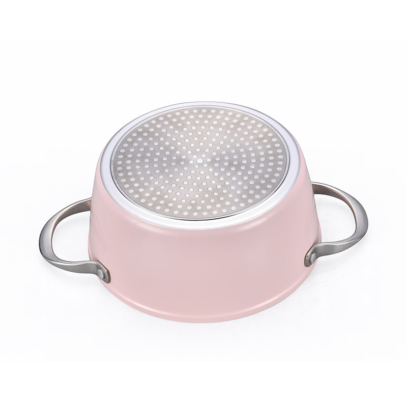 وعاء خزفي من الفولاذ المقاوم للصدأ مجموعة أدوات طبخ مزورة