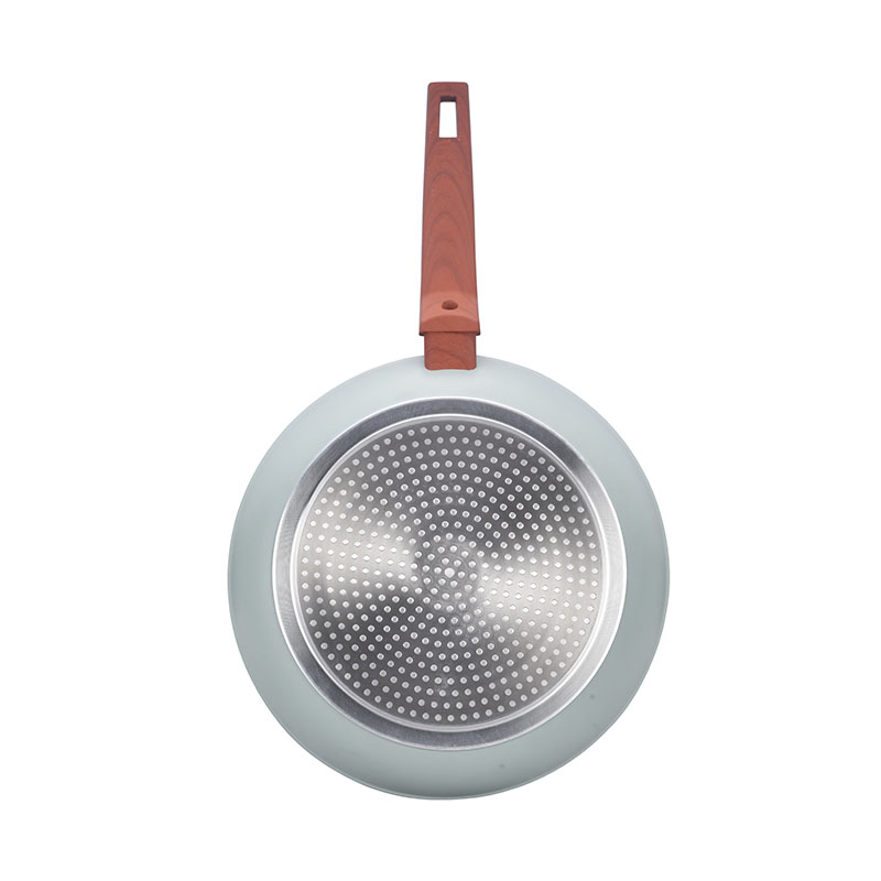 مقبض الخشب أواني الألومنيوم والمقالي أدوات طبخ مزورة