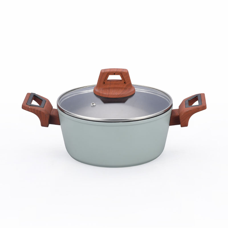 مقبض الخشب أواني الألومنيوم والمقالي أدوات طبخ مزورة