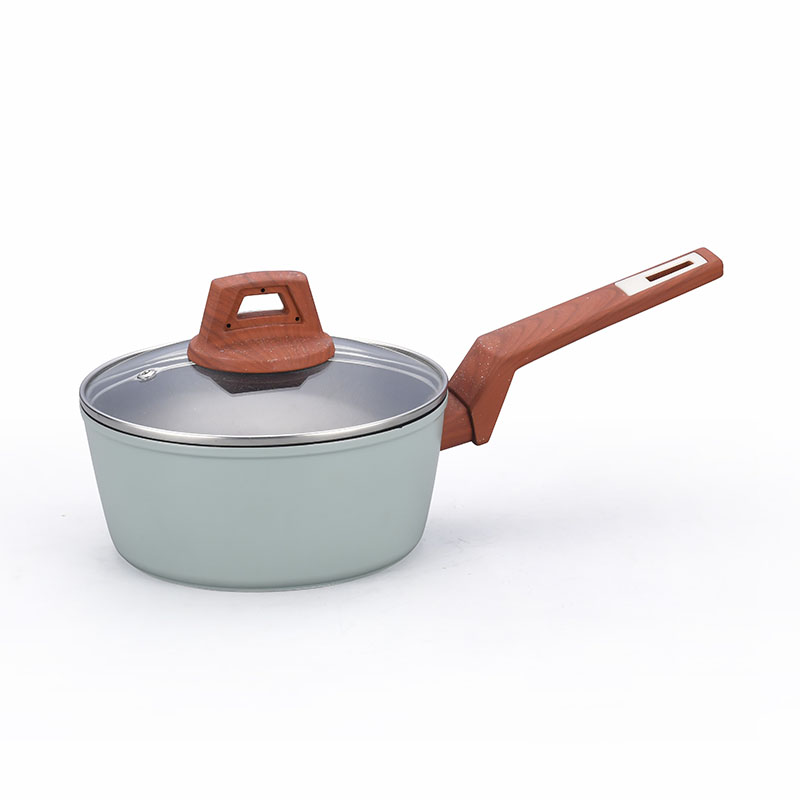 مقبض الخشب أواني الألومنيوم والمقالي أدوات طبخ مزورة