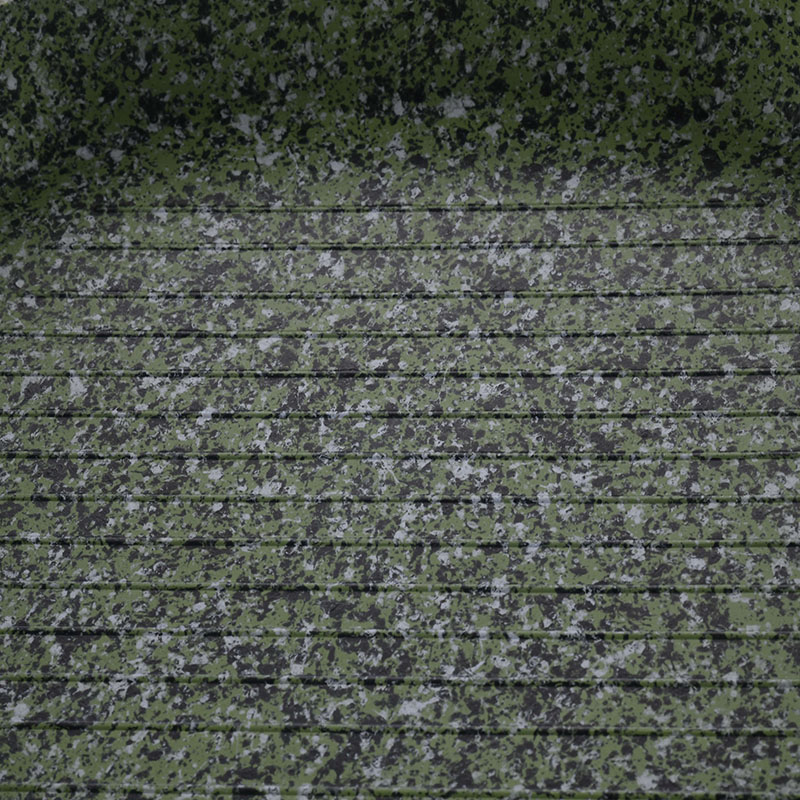 الرخام مزور أدوات طبخ غير عصا مع الحبوب الخشبية