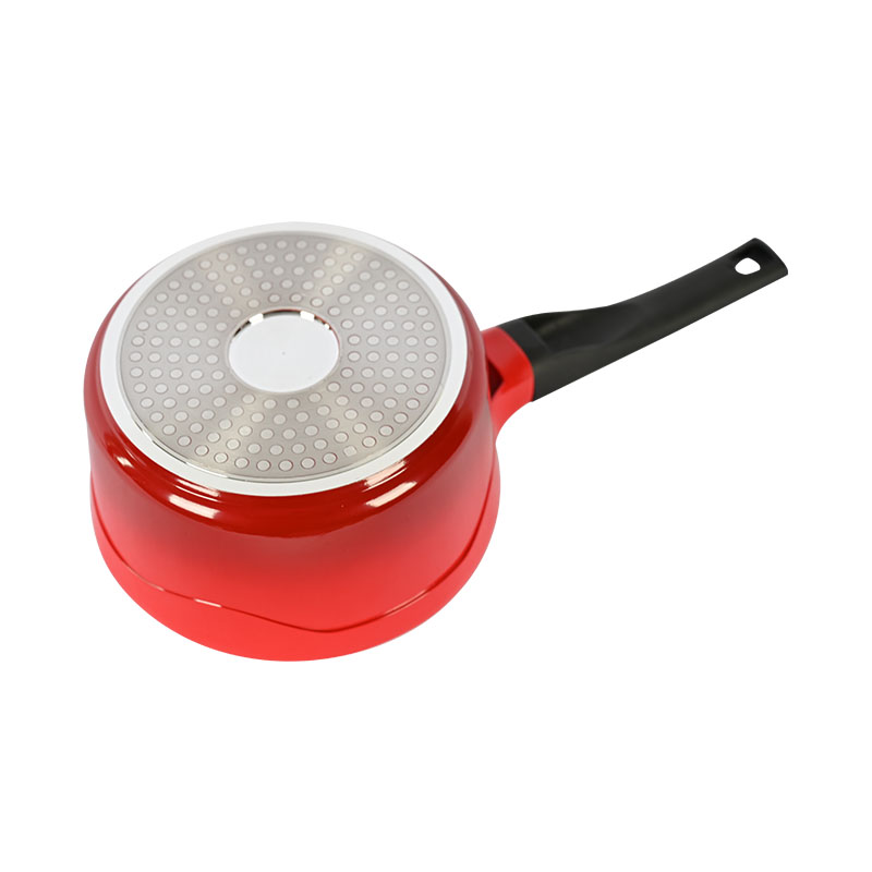 مجموعة طبخ من السيراميك الأحمر يموت أدوات طبخ مصبوب مع غطاء