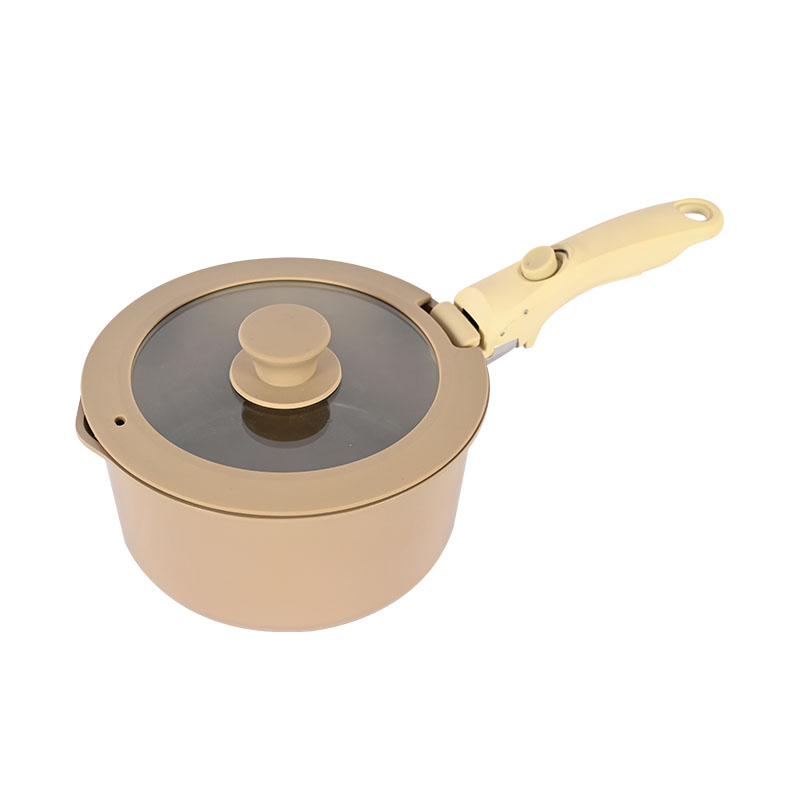 سهلة العناية بأواني أدوات الطهي المصبوب مع مقابض قابلة للإزالة