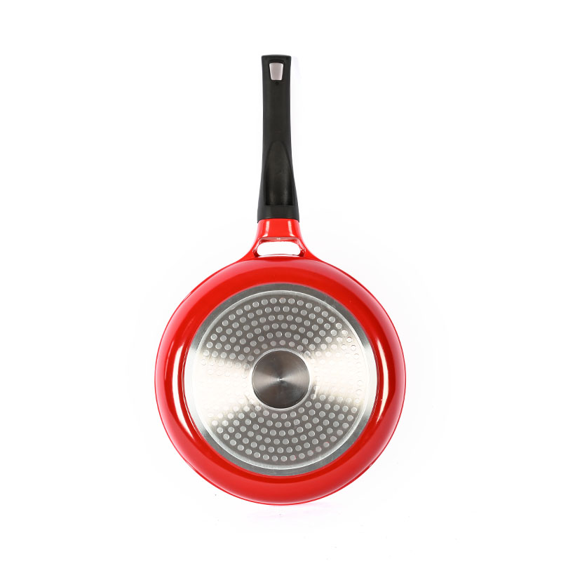 مجموعة طبخ من السيراميك الأحمر يموت أدوات طبخ مصبوب مع غطاء