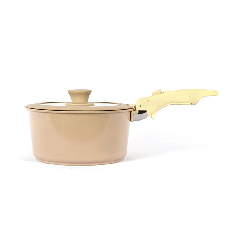 سهلة العناية بأواني أدوات الطهي المصبوب مع مقابض قابلة للإزالة