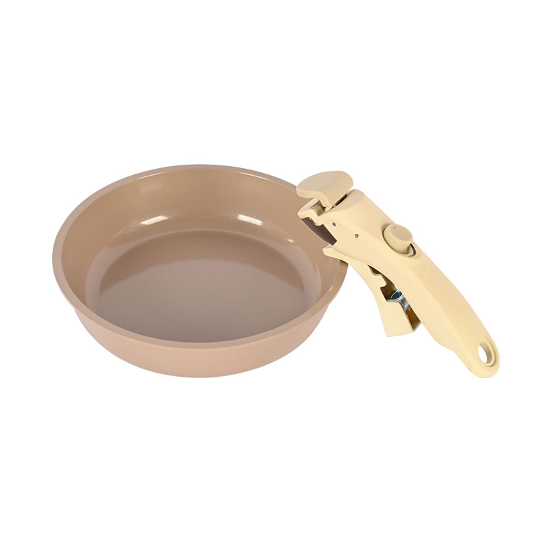 سهلة العناية بأواني أدوات الطهي المصبوب مع مقابض قابلة للإزالة