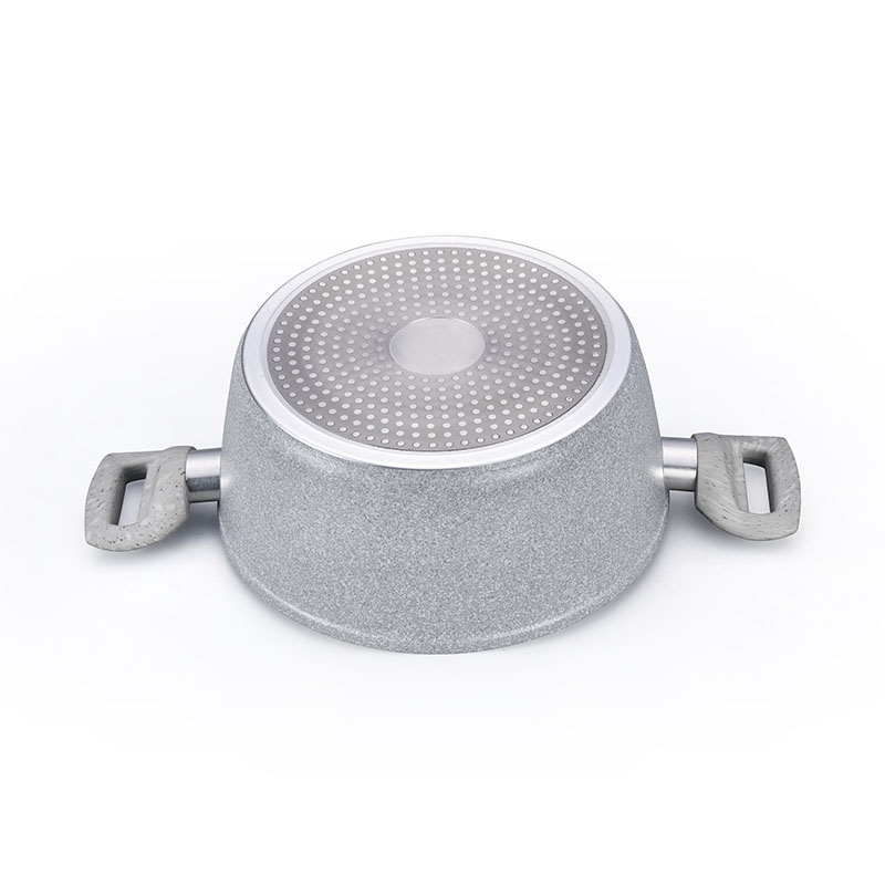 مجموعة أدوات المطبخ الناعمة اللمس مجموعة أدوات طبخ مزورة مع حبة الخشب الرخامي