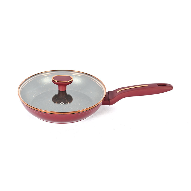 تيلامون بورغوندي أدوات طبخ مجموعة مع إكسسوارات حافة ذهبية