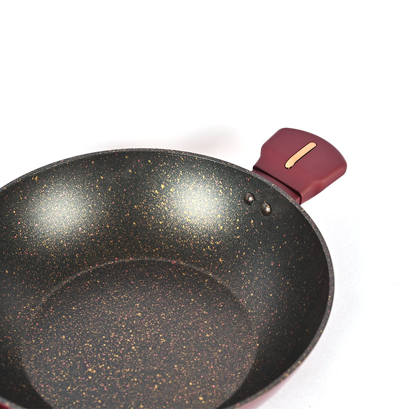 تيلامون بورغوندي أدوات طبخ مجموعة مع إكسسوارات حافة ذهبية