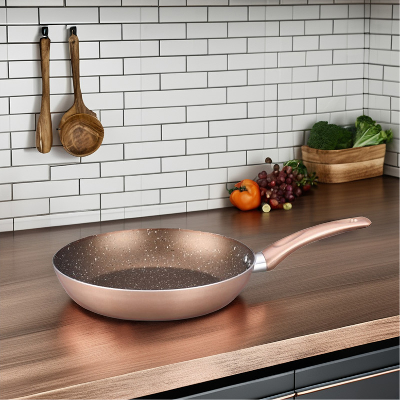 مجموعة أدوات طبخ طلاء رخام من Telamon Gold