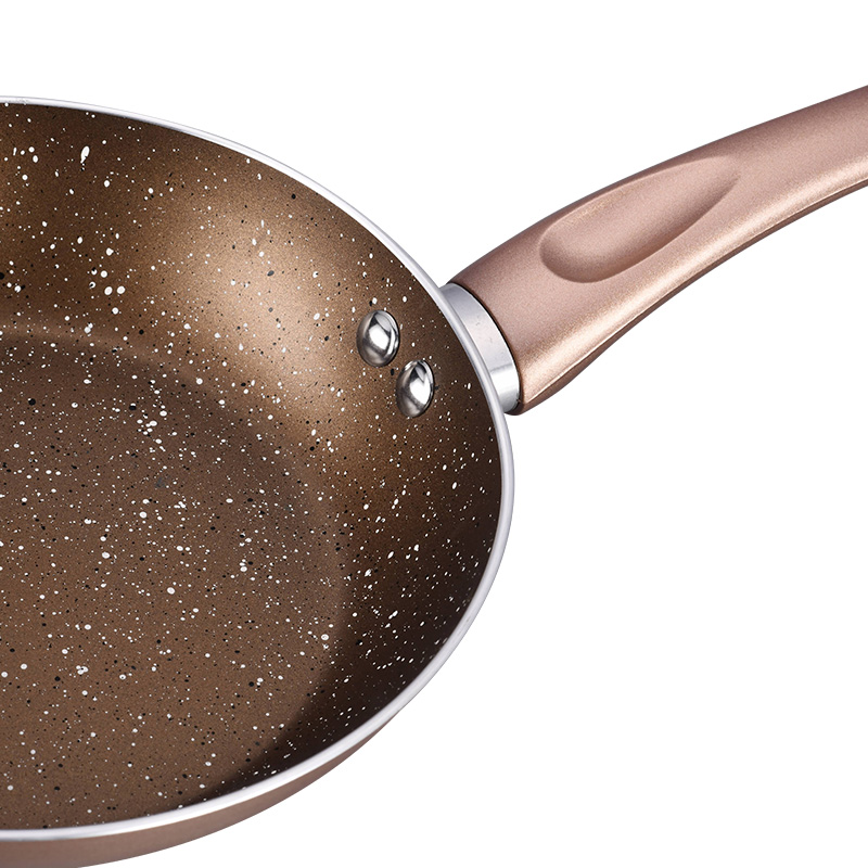 مجموعة أدوات طبخ طلاء رخام من Telamon Gold