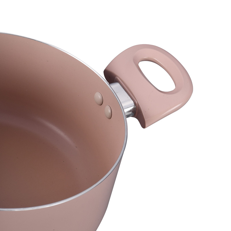 مجموعة أدوات طبخ طلاء السيراميك الوردي Telamon