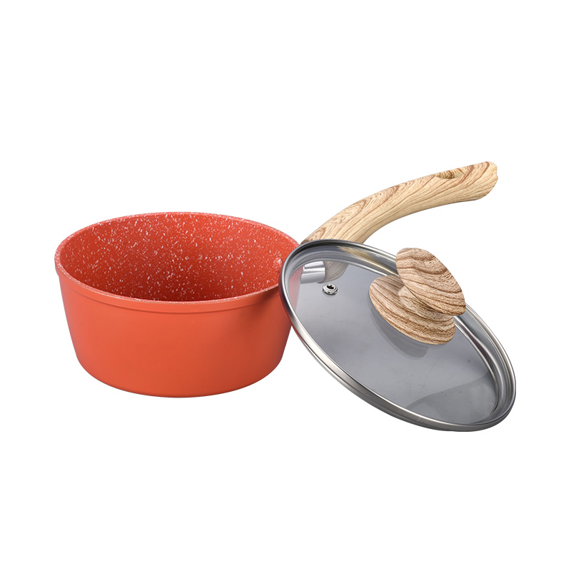 مجموعة أدوات طبخ طلاء رخام Telamon Tangerine