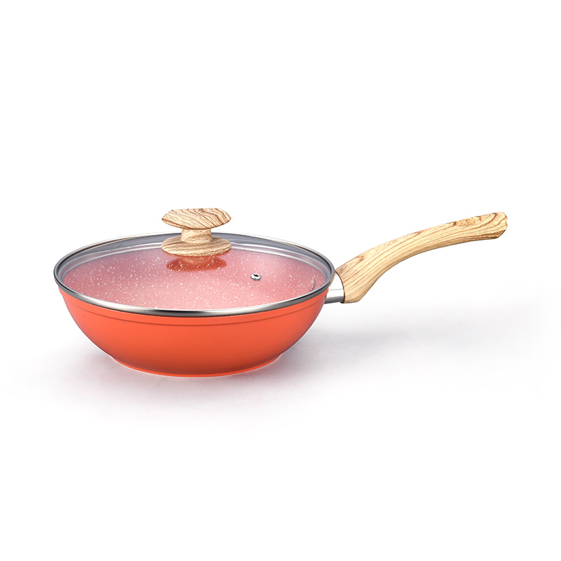 مجموعة أدوات طبخ طلاء رخام Telamon Tangerine