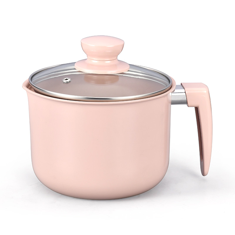 مجموعة أدوات طبخ طلاء السيراميك الوردي Telamon