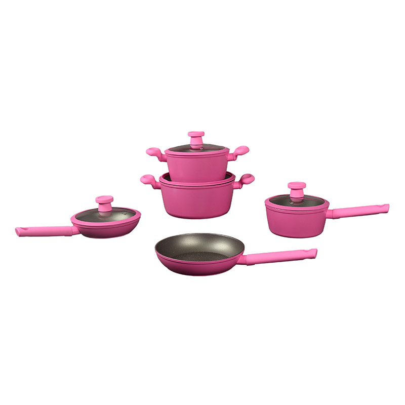 Telamon Minimalist Pink Series مجموعة أدوات طبخ مزورة