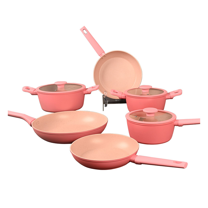 Telamon Minimalist Pink Series مجموعة أدوات طبخ مزورة