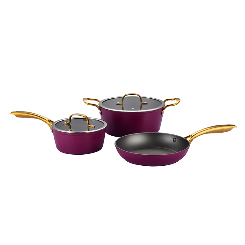 مجموعة المقبض من الفولاذ المقاوم للصدأ Telamon مجموعة أدوات طبخ مزورة